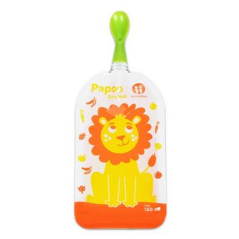 Bolsas armazenamento comida Petite&Mars Papoo Original Lion | 6 Peças - 1