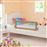 Barra de Segurança vidaXL para Cama Infantil | 102x42 cm | Poliéster - Cinzento-Acastanhado_0