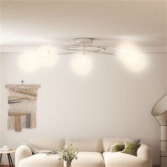 Candeeiro de teto abajures vidaXL malha arame para 5 lâmpadas LED G9 - 1