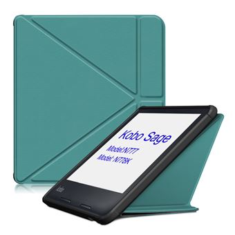 Capa CO-Phénix para Kobo Sage 8” Modelo:N777/N778K com suporte e Sleep/Wake automático | Verde Escuro - 1