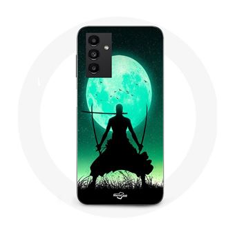 Capa Maniacase para Samsung Galaxy A14 4G Roronoa Zoro Espada Tripla Lua Cheia - 1