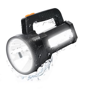 Lanterna CHRONUS | portátil | recarregável | 10000 lúmens | LED | 6 modos | Preto - 1