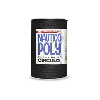 Fio de Crochet Circulo Nautico Poly | 500G | Preto - 1