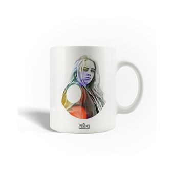 Caneca Maniacase com arte de fã de Billie Eilish - 1