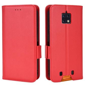 Capa FOXDOCK para Oukitel WP6 | Prova de Choque | Magnética| TPU | Suporte para Cartão | Vermelho - 1