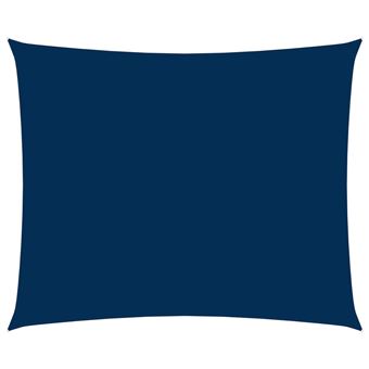 Para-sol vidaXL estilo vela tecido oxford retangular 6x7 m azul - 1