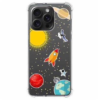 Capa Tumundosmartphone de silicone anti-choque para iPhone 15 Pro Max (6.7) design  Space Drawings - 1