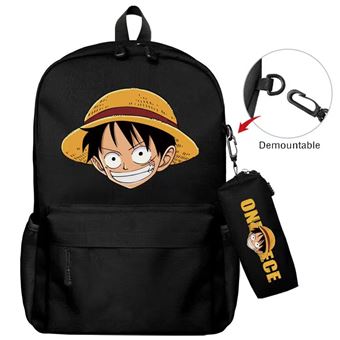 Mochila Escolar DreamWorks | One Piece | 2 Peças | Preto 1651 - 1