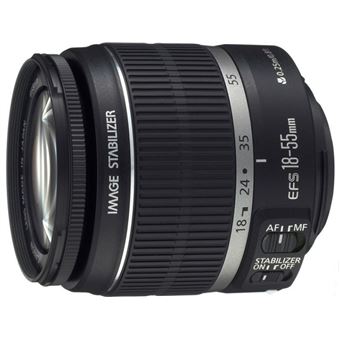 Canon EF-S 18-55mm f/3.5-5.6 IS II SLR Lentes zoom padrão Preto - 1