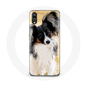 Capa Maniacase para Huawei P20 Lite Continental Toy Spaniel Borboleta Raça Cãos - 1
