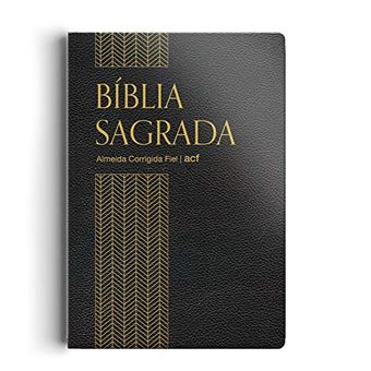 Bíblia Acf - Capa Semi Luxo Preta - 1