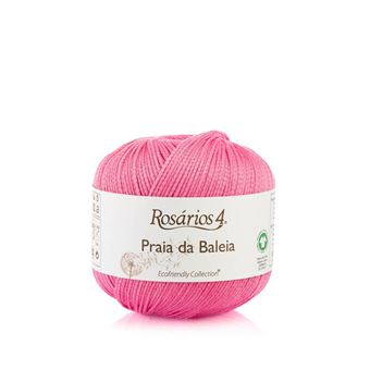 Fio de Tricot Rosários 4 Praia da Baleia | 50G | Rosa Forte - 1