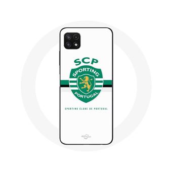 Capa Maniacase para Samsung Galaxy A22 5G SCP Sporting Portugal Fundo Branco - 1