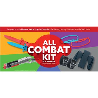 Peça e Acessório para Consola de Jogos Contact Sales All Combat Kit For Switch | Azul claro, Vermelho, Prateado - 1