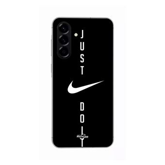 Capa Maniacase para Samsung Galaxy A56 | Logotipo da Nike Just do it fundo preto - 1