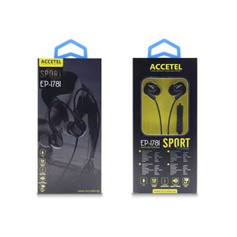 Auriculares Desportivos Accetel EP-1781 Jack 3.5mm com Microfone Embutido - 1