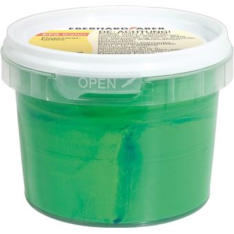 Tinta lavável para pintar com dedos eberhard faber efacolor verde
