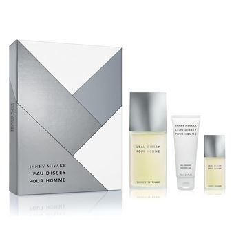 Perfume Issey Miyake L'Eau D'Issey Pour Homme EDT 125ml + Shower Gel 75ml + Miniatura 15ml - 1