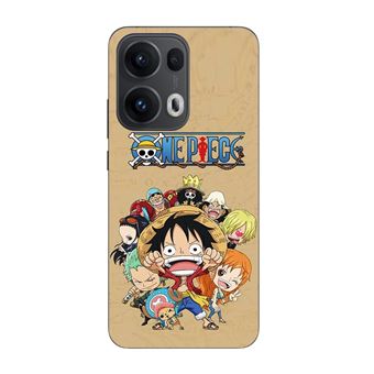 Capa Maniacase para Oppo Reno 13 Pro 5G | Manga animado One Piece Straw Hat Crew - 1
