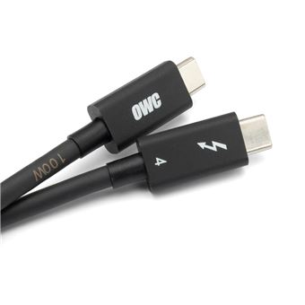 Cabo Thunderbolt OWC OWCCBLTB4C2.0M | Preto - 1