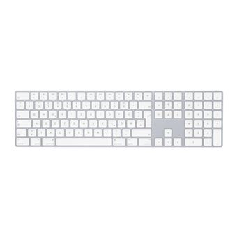 Teclado Wireless Apple MQ052D/A Branco