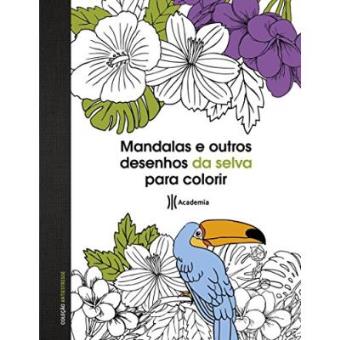 Mandalas E Outros Desenhos Da Selva Para Colorir - 1