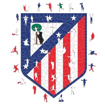 Puzzle de Encaixe Iconic Puzzles Desportos Atletico Madrid - Logo | 270 Peças - 1