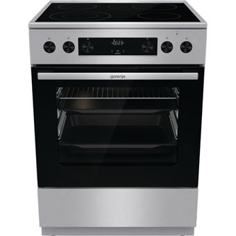 Fogão Gorenje GECS6C70XPA | 60 cm | 4 Zonas | A | Aço inoxidável - 1