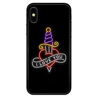 Capa Benjamins Neon iPhone X/XS  Tattoo - 1