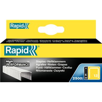 Pacote de Agrafos Rapid 11830725 | Prateado - 1