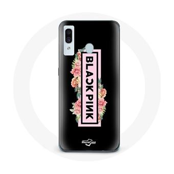 Capa Maniacase para Samsung Galaxy A20E Pretorosa Groupe de K-Pop Logotipo Pretorosa Fundo Preto - 1