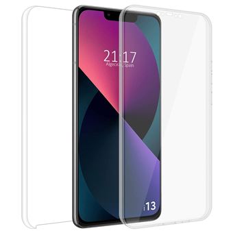 Capa Tumundosmartphone dupla transparente PC + TPU Full Body 360 para iPhone 13 (6.1) - 1