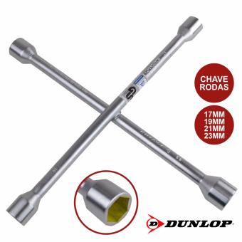 Chave Pneus Dunlop DUN159  EM CRUZ 17/19/21/23 mm Cinza Metalizado - 1
