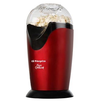 Orbegozo PA 4226 máquina de fazer pipocas Preto, Vermelho 1200 W