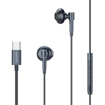 Auriculares com Fio USB-C Wekome | Modelo YC03 SHQ 1,2 m | Prateado - 1