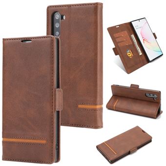 Capa Magunivers PU Emenda com Apoio Café para Samsung Galaxy Note 10/Note 10 5G