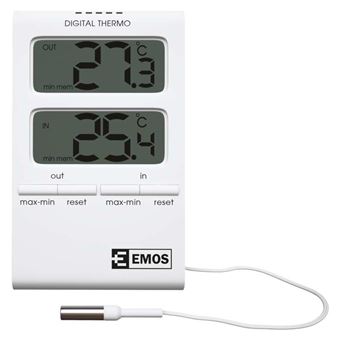 Emos E2100 Indoor/ outdoor Termómetro ambiente eletrónico Branco