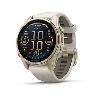 Relógio desportivo Garmin fenix 8 | 43 mm | Cinzento, Dourado - 1