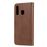 Capa PU suporte magnético destacável 2 em 1 marrom para Samsung Galaxy A50/A30/A20_2