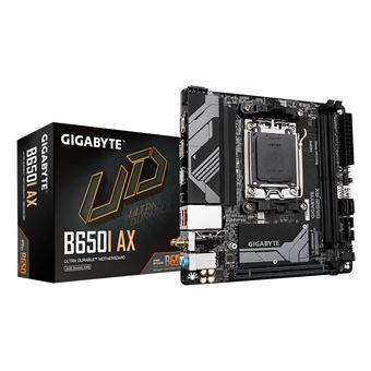 Motherboard GIGABYTE B650I AX | Castanho - 1