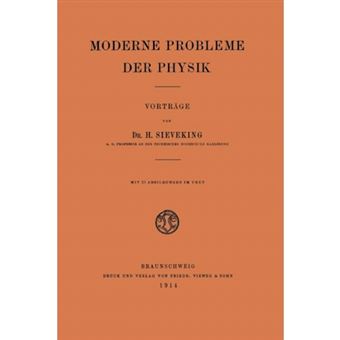 Moderne Probleme Der Physik - Vortrage - Paperback / softback - 1914 - 1