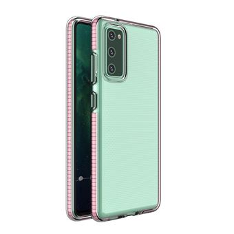 Capa Silicone Lmobile Spring Clear para Samsung Galaxy a72 Rosa Claro - 1