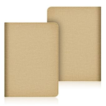 Capa FLOODKING para Amazon Kindle 11th Gen 2022 | Tecido | Suporte | Íman | Bolsa para Cartões | Dourado - 1