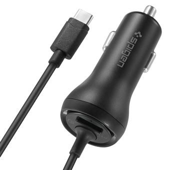 Carregador de dispositivos móveis Spigen F30QC Automático Preto