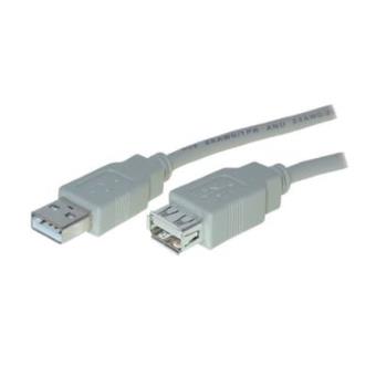 Cabo USB S-Conn USB 2.0 1.8m Cinzento