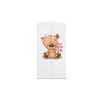 Roupeiro Kocot Kids BabyDreams Teddybear Flowers White Mobili rio roupeiro-kocot-kids-babydreams-teddybear-flowers-white-mobili-rio