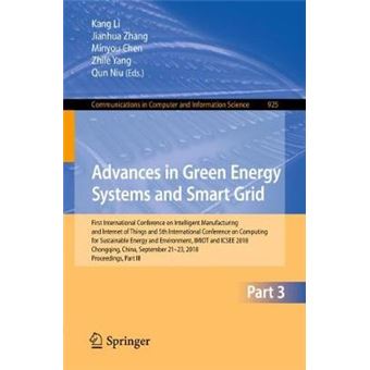 Advances In Green Energy Systems And Smart Grid - 1
