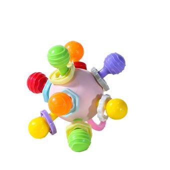 Brinquedos sensoriais SZSMART YJ031 Montessori | 0-12 meses | Mordedor de silicone | forma circular - 1