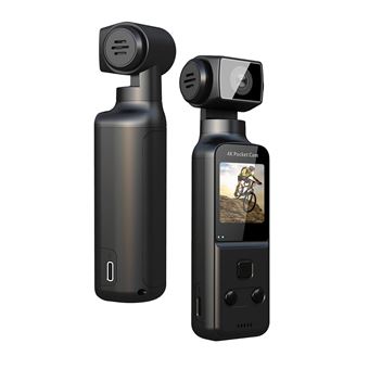 Câmara de ação corporal 4K Klack | com Microfone Externo | Rotação de 270° | Estabilização de Imagem | WiFi e Gravação Ultra HD - 1