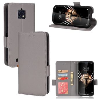 Capa FOXDOCK para Oukitel WP6 | Prova de Choque | Magnética| TPU | Suporte para Cartão | Cinza - 1